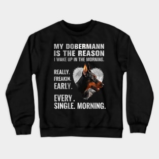 Doberman Pinscher - Dobermann Crewneck Sweatshirt